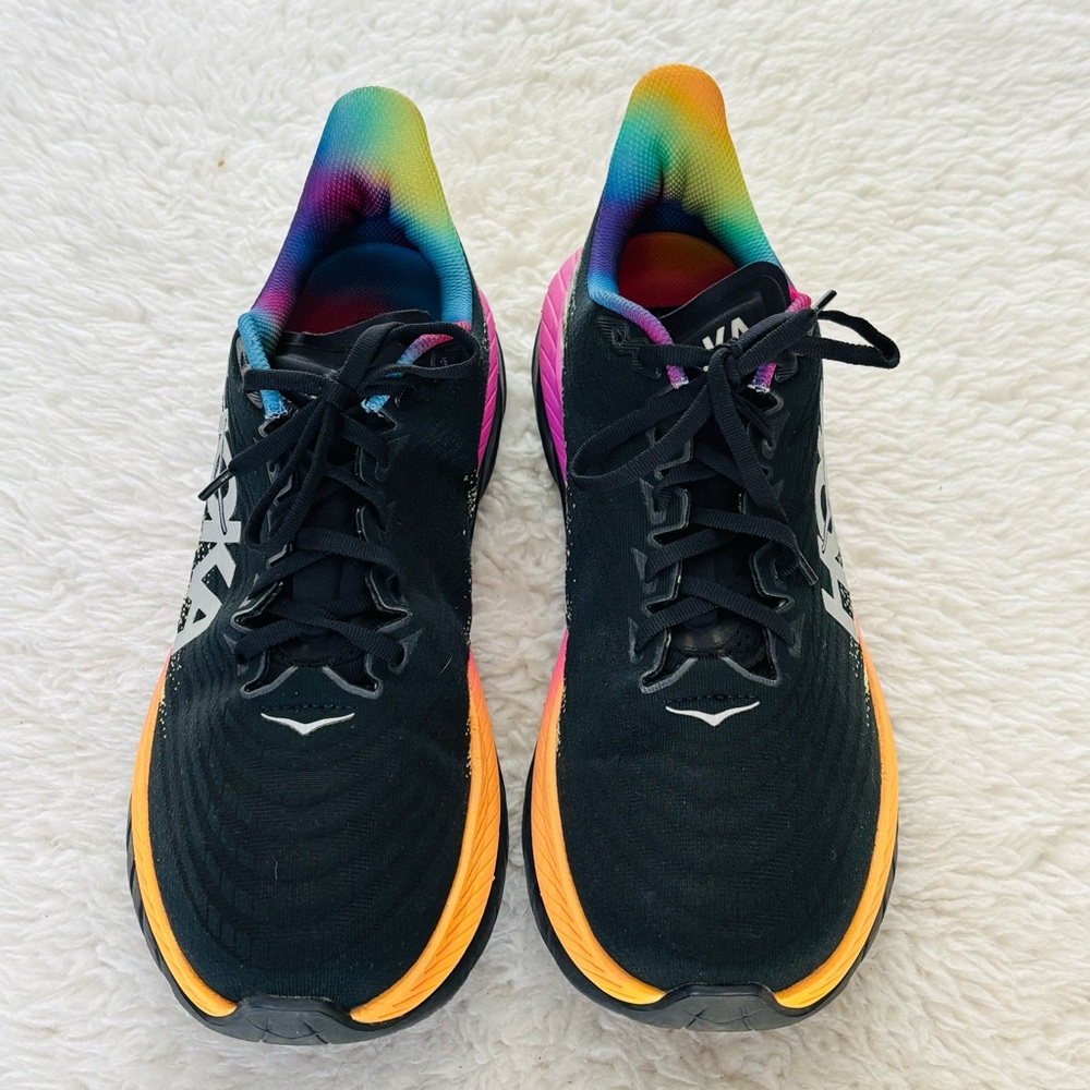 Hoka One Profly Black with Vibrant Accents Running Shoes size US 11 D - Picture 4 of 12